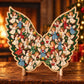 🎄 ✨ Intricate Christmas Keepsake Wooden Puzzle Ornaments – Artistic Festive Tabletop Décor