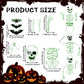 🎃 Luminous Halloween Magnetic Decor Set for Cars & Garage Doors 👻✨