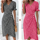 🌷49% OFF🍃Women's floral v-neck printed dress