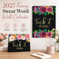 🌸🗓️ 2027 Funny Swear Word Wall Calendar – "F*ck It" Floral Calendar for Tired-Ass Women 😂✨
