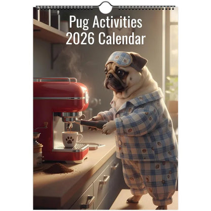 🐾📅Pug Calendar 2026 - Daily Activities