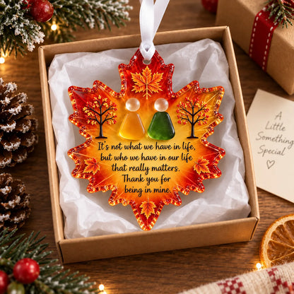 🌊Handmade Sea Glass Keepsake Ornament 🍁❄ A Meaningful Gift for Friendship, Family & Love