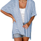 ⏰Last day sale 50% OFF🔥Womens Lightweight Cardigan 2026 Summer Short Sleeve Open Front Beach Coverup