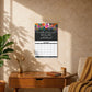 🌸🗓️ 2027 Funny Swear Word Wall Calendar – "F*ck It" Floral Calendar for Tired-Ass Women 😂✨