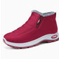 Winter Thickened Fleece Lined Snow Boots Slip On Casual Warm Walking Shoes for Men and Women