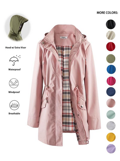 💖LAST DAY SALE 50% OFF✨Women's Chic. Lightweight. Waterproof Jacket 🍃🧥-Unleash Style and Durability in Any Storm!