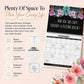 🌸🗓️ 2027 Funny Swear Word Wall Calendar – "F*ck It" Floral Calendar for Tired-Ass Women 😂✨