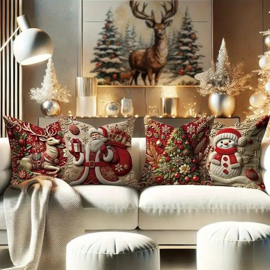 🎁Early Christmas Hot Sale 49% OFF🎅🎄Christmas Themed Cushion CoverChristmas Themed Cushion Cover
