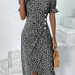 🌷49% OFF🍃Women's floral v-neck printed dress