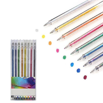 🔥LAST DAY SALE ONLY ￡5.99!!✨50K+ SOLD!🎁Glitter Gel Pen Set