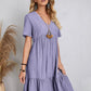 💝Hot Sale 62% Off🎁Retro V-neck Loose Casual Dress