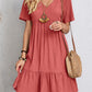 💝Hot Sale 62% Off🎁Retro V-neck Loose Casual Dress