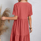 💝Hot Sale 62% Off🎁Retro V-neck Loose Casual Dress