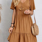 💝Hot Sale 62% Off🎁Retro V-neck Loose Casual Dress