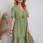 💝Hot Sale 62% Off🎁Retro V-neck Loose Casual Dress