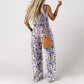 🏖️Hot Sale 50% OFF🌼Women’s Casual Print Sleeveless Overalls Jumpsuits