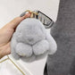 Plush Bunny Keychain Pendant