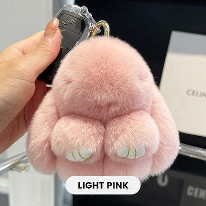 Plush Bunny Keychain Pendant