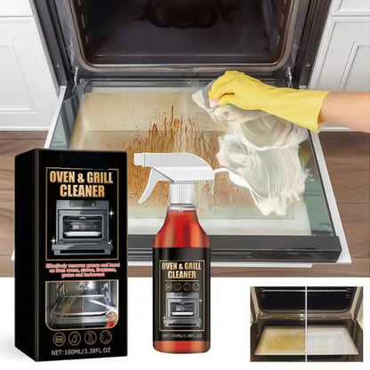 🧼 BUY 3 GET 1 FREE! ✨ Oven & Grill Cleaner Spray – Dissolves Grease in 5 Mins, No Scrubbing & Eliminates Odors 🔥