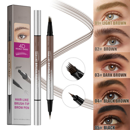 ⏳LAST DAY SALE 50% OFF!!🔥2-in-1 Waterproof Liquid Brow Pen