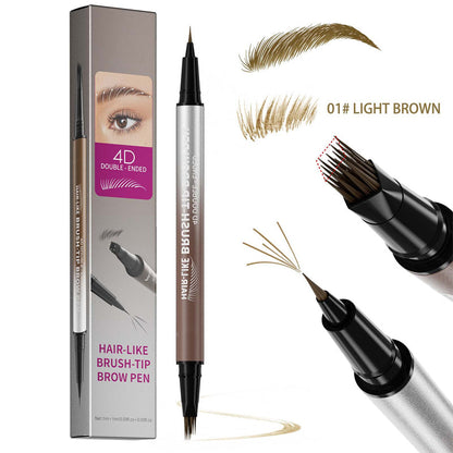⏳LAST DAY SALE 50% OFF!!🔥2-in-1 Waterproof Liquid Brow Pen