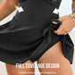 Women's Deep V-Neck Backless One-Piece Swim Dress