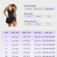 Women's Deep V-Neck Backless One-Piece Swim Dress