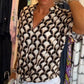 💖Last Day Sale 50% OFF💖🎁Short-Sleeved V-Neck Printed Casual Top