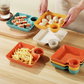 🔥LAST DAY SALE £6.99!!⚡50K+ SOLD!🍽️Snack and Appetizer Plate with Sauce Holder