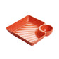 🔥LAST DAY SALE £6.99!!⚡50K+ SOLD!🍽️Snack and Appetizer Plate with Sauce Holder