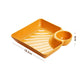 🔥LAST DAY SALE £6.99!!⚡50K+ SOLD!🍽️Snack and Appetizer Plate with Sauce Holder