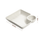 🔥LAST DAY SALE £6.99!!⚡50K+ SOLD!🍽️Snack and Appetizer Plate with Sauce Holder