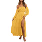 🎉LAST DAY SAEL 60% OFF!!✨💃Women's Off-Shoulder High-Waist Dress