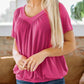 ⏳LAST DAY SALE 50% OFF💕✨Women's Casual Short Sleeve V Neck Basic T-shirts
