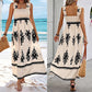 🌸Spring Hot Sale 50% OFF!!🌸Women’s Summer Print Sleeveless Flowy Long Dress