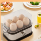 🥚 Multifunctional Egg & Food Steamer with Clear Lid