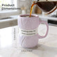 Knitted Yarn Ball Ceramic Mug