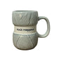 Knitted Yarn Ball Ceramic Mug
