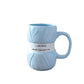 Knitted Yarn Ball Ceramic Mug