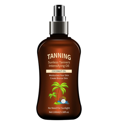 🏖️Limited-time Special Price:£8.99!!⚡50K+ SOLD!🌞Sunless Tanning Oil with Coconut Oil
