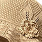 🏆Last Day Promotion：ONLY ￡7.99!! 👜👒 Women's Crochet Bucket Hat with Flower Accent