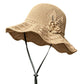 🏆Last Day Promotion：ONLY ￡7.99!! 👜👒 Women's Crochet Bucket Hat with Flower Accent