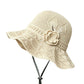 🏆Last Day Promotion：ONLY ￡7.99!! 👜👒 Women's Crochet Bucket Hat with Flower Accent