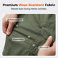 🌿🏕️Men's Heavy-Duty Multi-Pocket Tactical Cargo Shorts – 100% Organic Cotton Hiking & Work Shorts