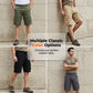 🌿🏕️Men's Heavy-Duty Multi-Pocket Tactical Cargo Shorts – 100% Organic Cotton Hiking & Work Shorts