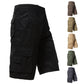 🌿🏕️Men's Heavy-Duty Multi-Pocket Tactical Cargo Shorts – 100% Organic Cotton Hiking & Work Shorts