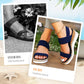 💕Women's Woven Elastic Strap Thick Bottom Wedge Sandals🔥 Stylish Enough To Dress Up. Comfy Enough To Wear All Day 👡