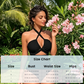 👙LAST DAY SALE 50% OFF🌊Criss Cross Halter Neck High Waisted One-Piece Swimsuit
