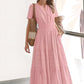 ⏰2026 Summer Hot Sale 60% OFF👗Women's Boho Chic Smocked Waist Maxi Dress