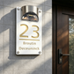 Solar Powered LED House Number Light